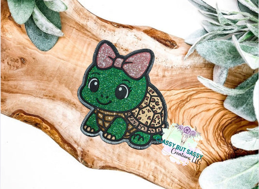 Turtle with Bow